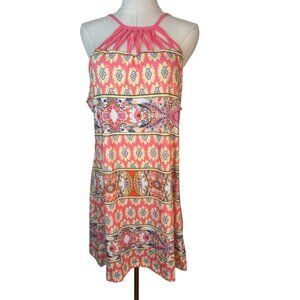 NEW XL Sleeveless Geometric Stretchy Print Summer Dress